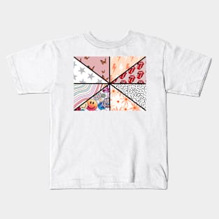 trendy collage Kids T-Shirt